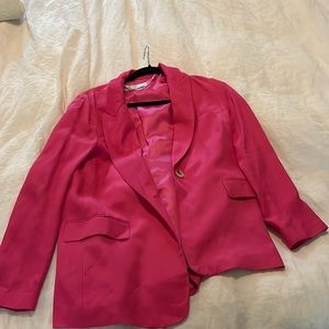 Zara hot pink blazer size small